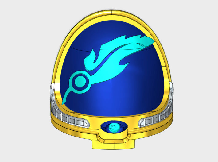 10x Cult Psycanna - Osiris Shoulder Pads 3d printed