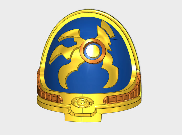 10x Cult Raptora - Osiris Shoulder Pads 3d printed