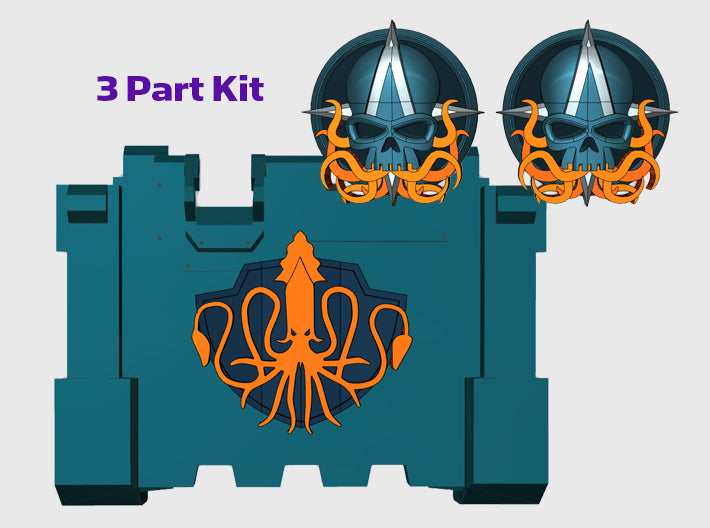 the Kracken : Impulsor Branding Kit 2 3d printed