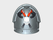 10x Skull Grinders 2- Abhorrent Shoulder Pads 3d printed