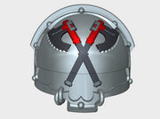 10x Crossed Axes 2 - T:4a Chaos Terminator Pad 3d printed