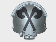 10x Crossed Axes 1 - T:4a Chaos Terminator Pad 3d printed