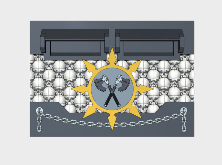 Crossed Axes : Standard APC Frontplate 3d printed