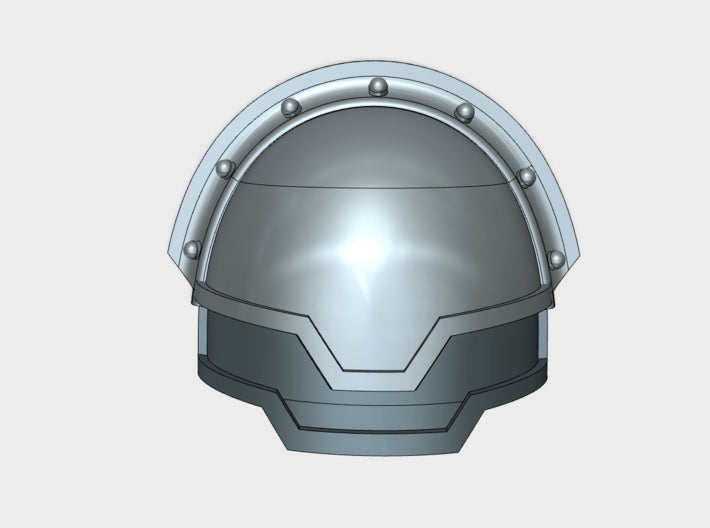 10x Blank - G:13e (Enforcer) Shoulder Pads 3d printed