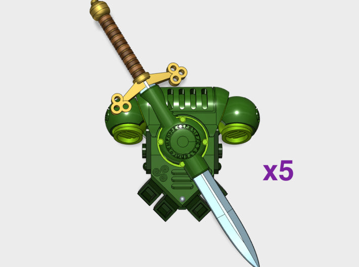 Triskelion - Prime:1 Claymore PACs 3d printed