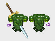 Triskelion - Prime:1 Claymore PACs [Squad 1] 3d printed