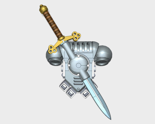 Blank - Prime:1 Claymore PACs 3d printed