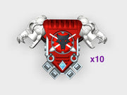 10x Skota Vlka - P1:Wolfskull PACs 3d printed