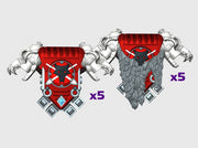 10x Skota Vlka - P1:Wolfskull PACs [Squad 1] 3d printed