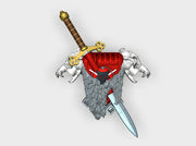 Skota Vlka - P1:Wolfskull PACs w/Sword &amp; Pelt 3d printed