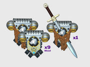 10x Shaggy Wolves - Prime:1 PACs [Squad 2] 3d printed