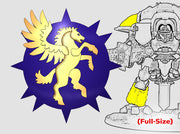 Legio Praesagius : Full-Sized Knight Insignia Set 3d printed