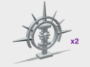 Haloed Iota Sigil - 30 x35mm 3d printed