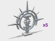 Haloed Iota Sigil - 30 x35mm 3d printed