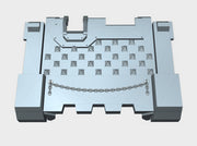 Spikes &amp; Chain : Impulsor Front Plate 3d printed