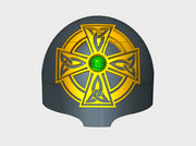 10x Celtic Cross - T:1a Terminator Shoulders 3d printed