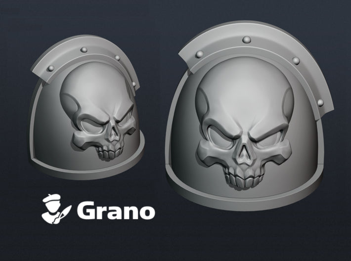 10x Mortifactors 2 - G:4r Shoulder Pads 3d printed