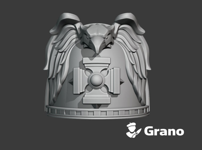 10x Elite - G:4 Eagle Pauldrons 3d printed