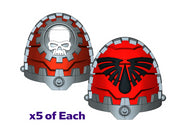 5x Blood Wing - G:11c Tech Pauldron Sets 3d printed