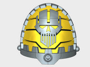 10x Iron Heads - G:11c Shoulder Pads 3d printed