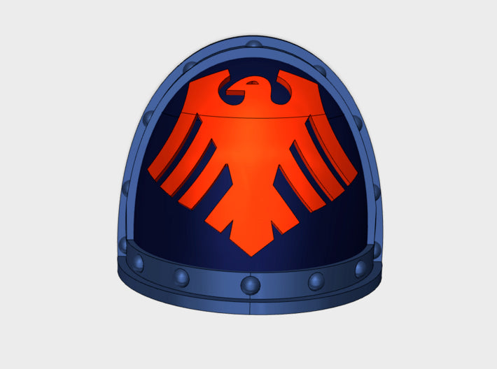 10x Red Raven - G:2a Shoulder Pads 3d printed