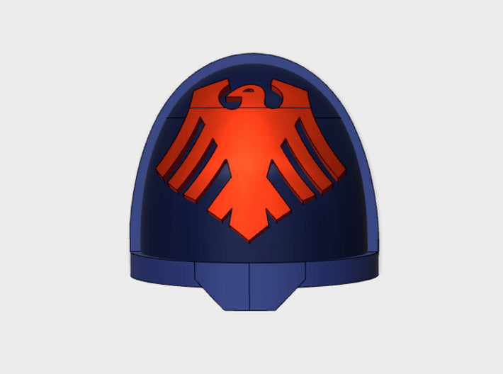 10x Red Ravens - G:11a Shoulder Pads 3d printed