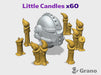 60x Little Assorted Candles: Grano 3d printed