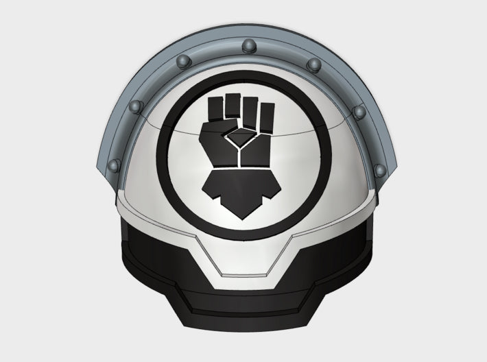 10x Kings Fist - G:13e Shoulder Pads 3d printed