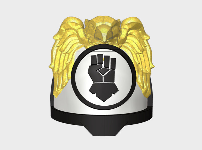 10x Kings Fist - G:11 Eagle Pauldrons 3d printed