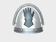 10x Steel Gauntlets - G:3a Shoulder Pads 3d printed