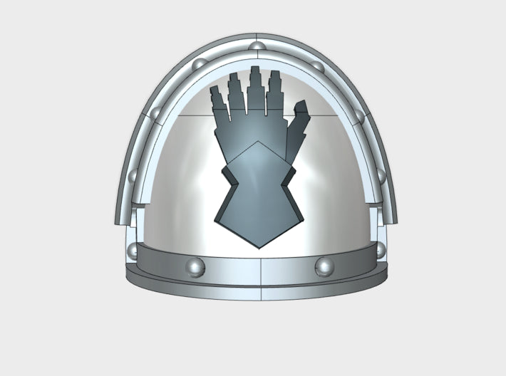 10x Steel Gauntlets - G:3a Shoulder Pads 3d printed