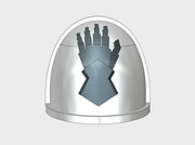 10x Steel Gauntlets - G:4a Shoulder Pads 3d printed