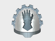 10x Steel Gauntlets - G:11g Shoulder Pads 3d printed