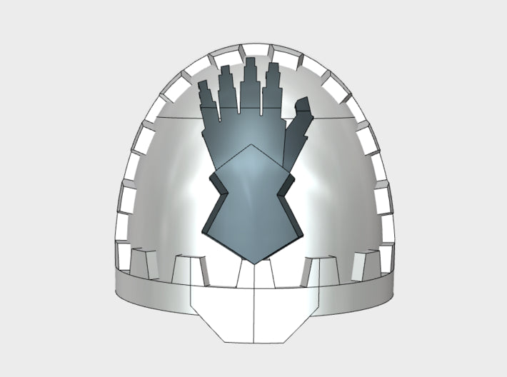 10x Steel Gauntlets - G:11k Shoulder Pads 3d printed