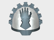 10x Steel Gauntlets - G:13g Shoulder Pads 3d printed