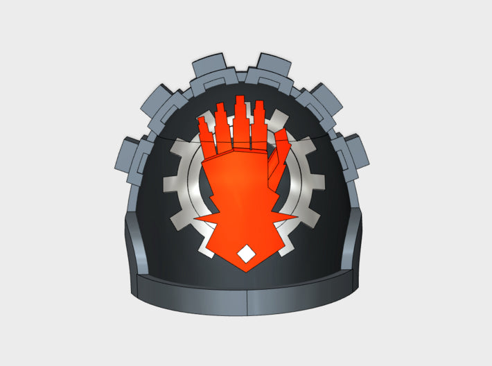 10x Machinists - G:10g Shoulder Pads 3d printed