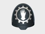 10x Mech Hands - G:11a Shoulder Pads 3d printed