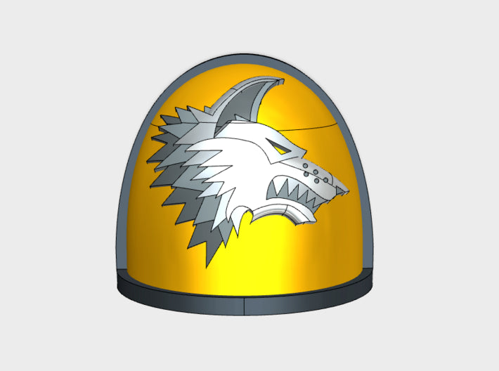 10x Shaggy Wolf - G:4a Right Shoulders 3d printed