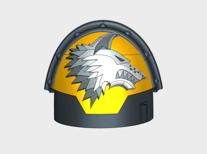 10x Shaggy Wolf - G:9a Right Shoulders 3d printed