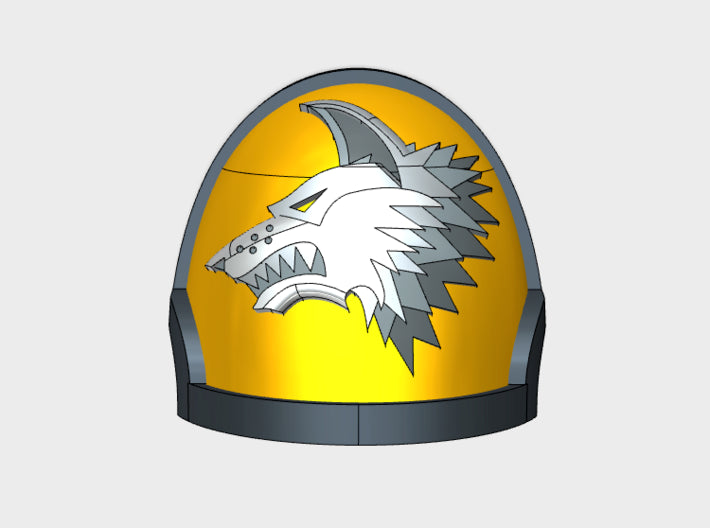 10x Shaggy Wolf - G:10a Left Shoulders 3d printed