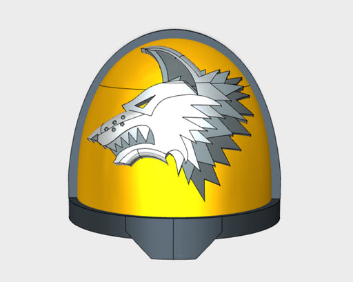10x Shaggy Wolf - G:11a Shoulder Pads 3d printed