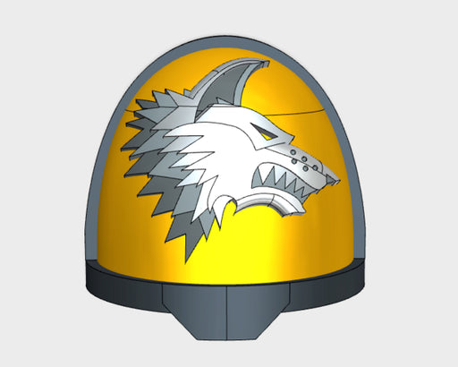 10x Shaggy Wolf - G:11a Right Shoulders 3d printed