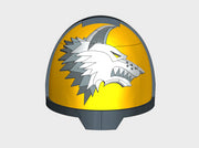 10x Shaggy Wolf - G:13a Right Shoulders 3d printed