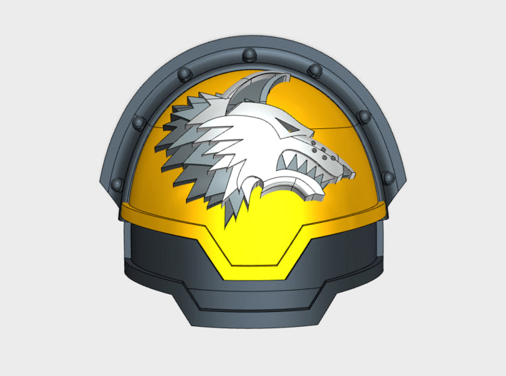 10x Shaggy Wolf - G:13e Right Shoulders 3d printed