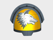 10x Shaggy Wolf - G:13r Right Shoulders 3d printed