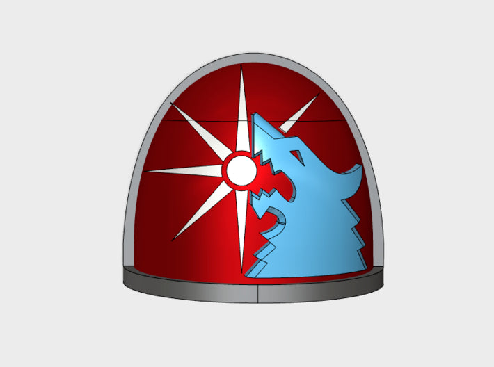 10x Howlers - G:4a Shoulder Pads 3d printed