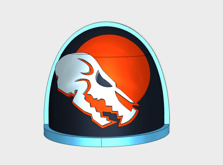 10x Red Moon - G:4a Right Shoulders 3d printed