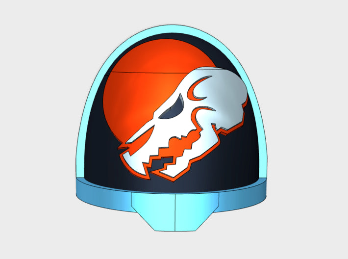 10x Red Moon - G:11a Shoulder Pads 3d printed