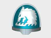 10x Sea Wolves - G:11a Shoulder Pads 3d printed