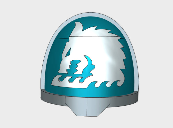 10x Sea Wolves - G:11a Shoulder Pads 3d printed